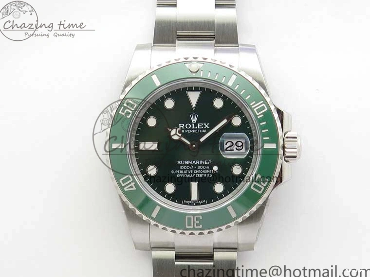 MiroTime 0210 Submariner 116610 LV Green Ceramic ZZF 904L 1:1 Best Edition on SS Bracelet VR3135 V FreshLook 2869